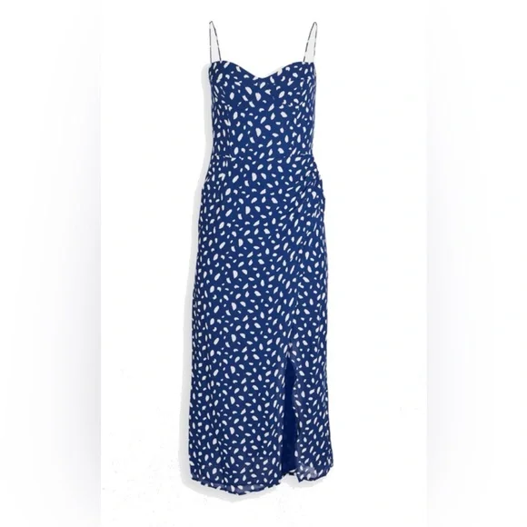 Reformation Kourtney Midi Slit Dress in Moray size 2 - Picture 1 of 14